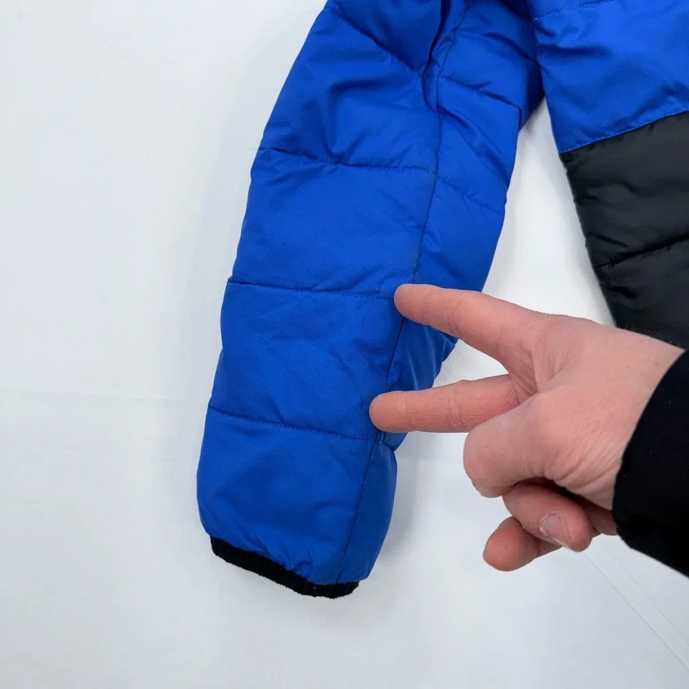 Under Armour Pronto Colorblock Puffer Jacket Boy Medium Youth Hooded Winter Coat